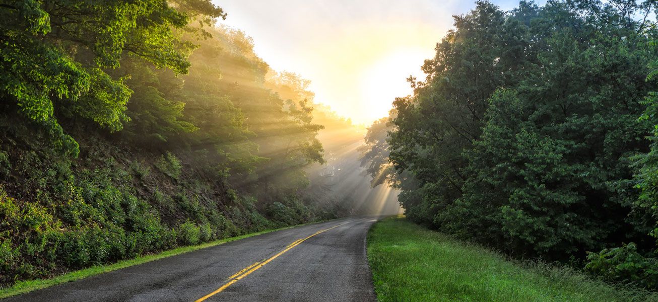 Dawn on Blue Ridge Parkway