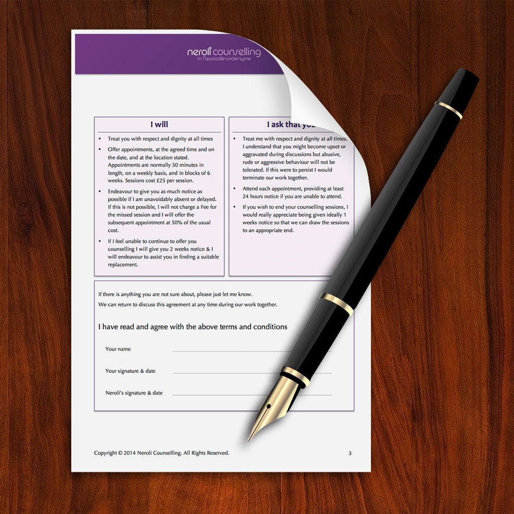 Hero image for The Counselling Agreement